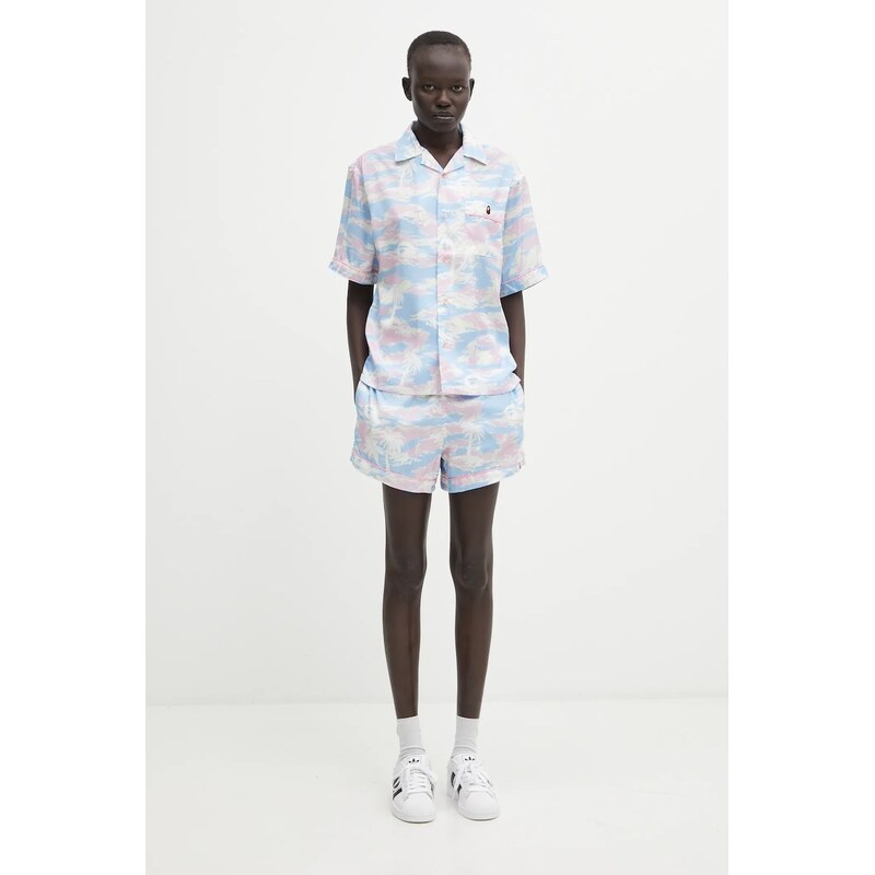 Košile A Bathing Ape Palm Tree Camo
