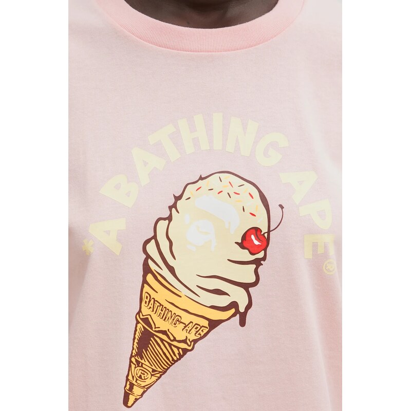 Bavlněné tričko A Bathing Ape Ice Cream
