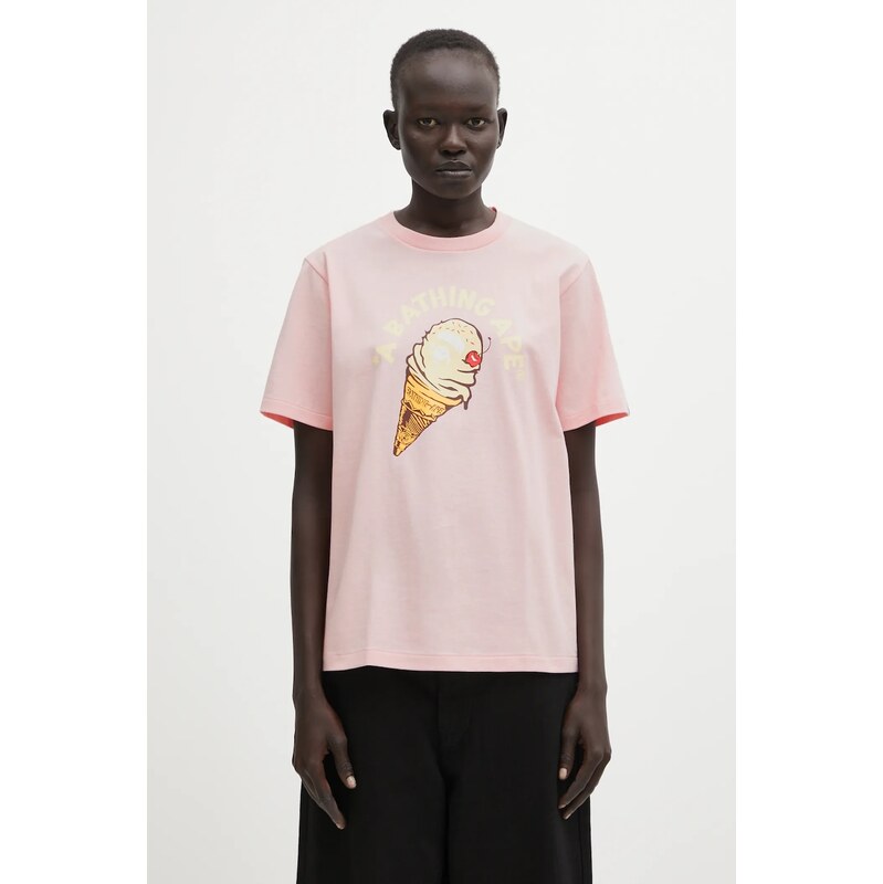 Bavlněné tričko A Bathing Ape Ice Cream