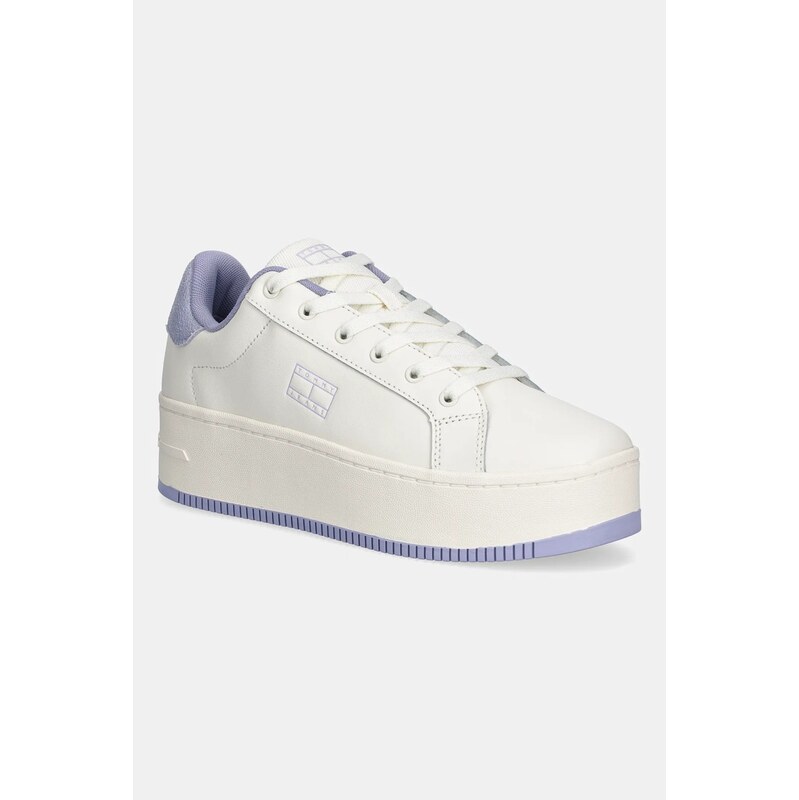 Kožené tenisky Tommy Jeans TJW FLATFORM ESS MU