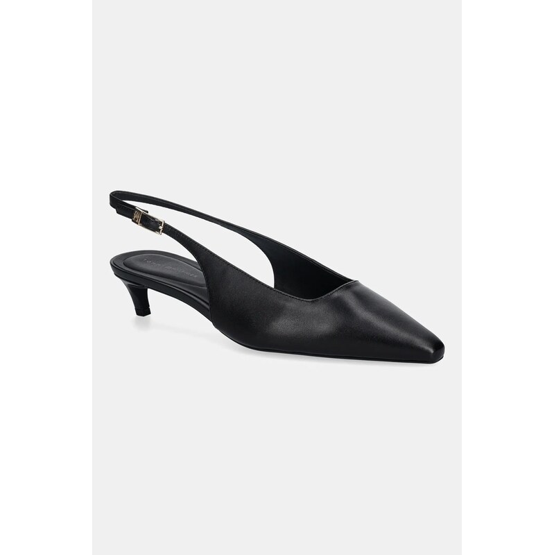 Tommy Hilfiger Kožené lodičky Tommy Hilfiger TH BUCKLE SLINGBACK
