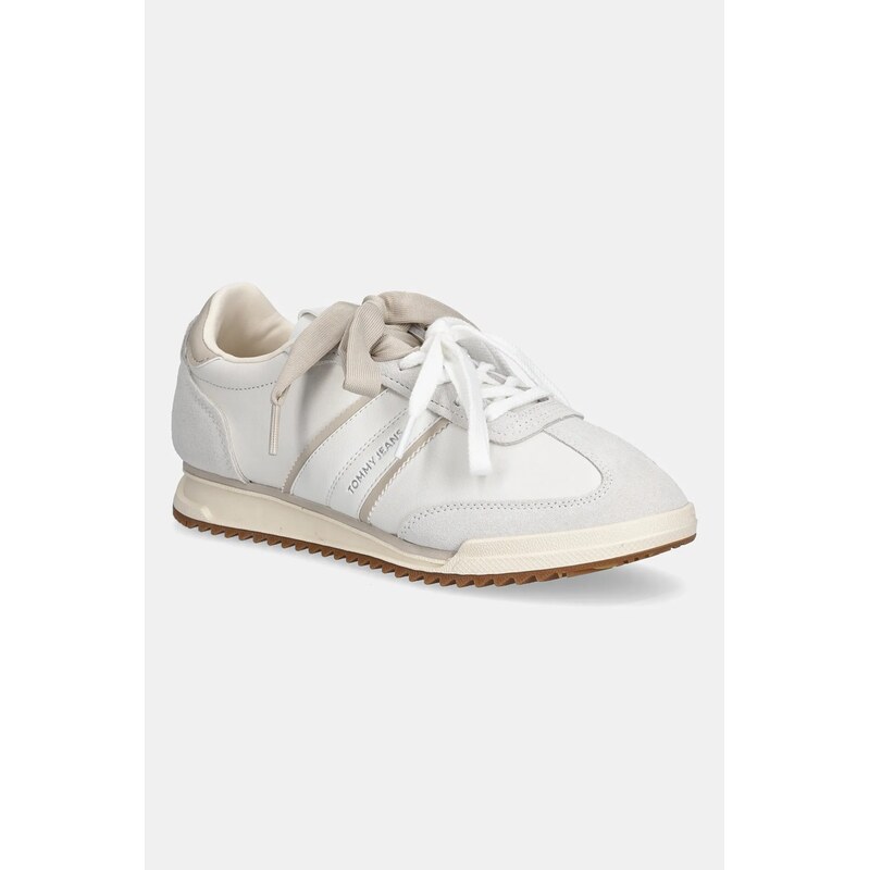 Tommy Jeans Kožené tenisky Tommy Jeans TJW LOW PROFILE RUNNER