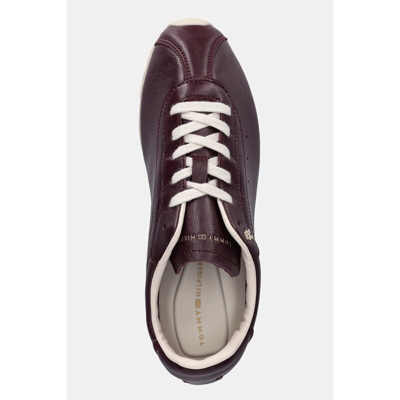Kožené tenisky Tommy Hilfiger TH LOW PROFILE RUNNER