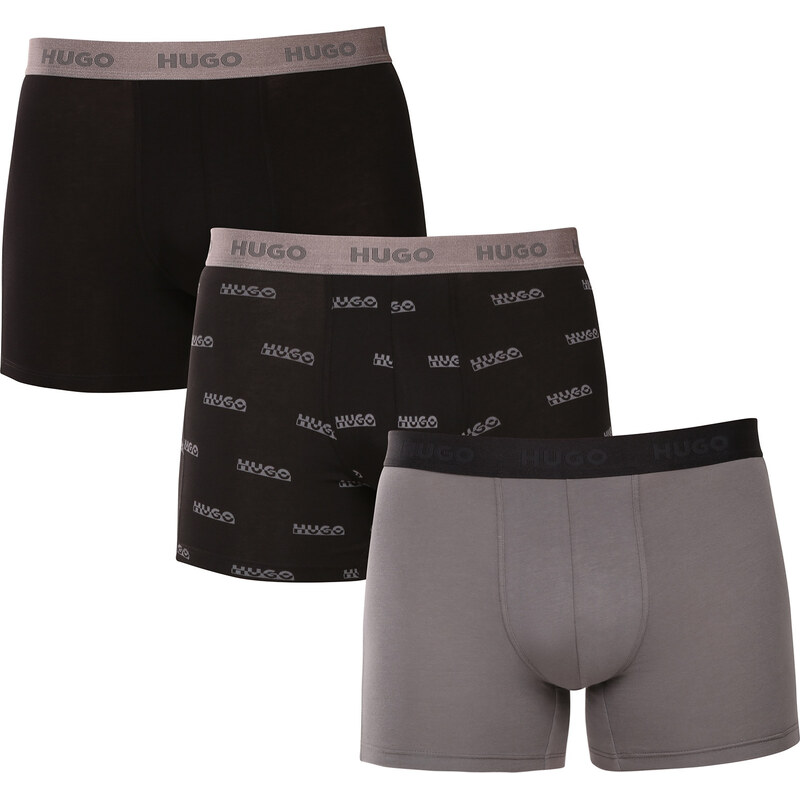 3PACK pánské boxerky HUGO vícebarevné (50549177 002)