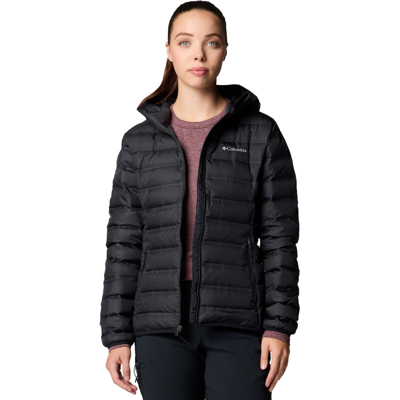 Dámská Zimní prošívaná bunda COLUMBIA LAKE 22 II DOWN HOODED JACKET 2088363010 – Černá