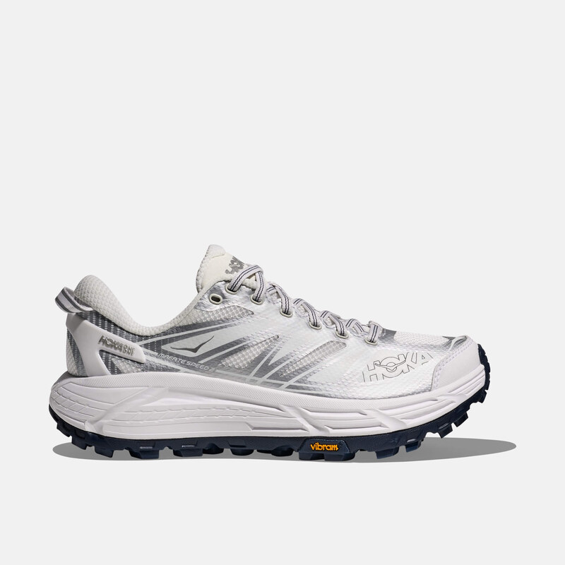 Unisex bílo-stříbrné tenisky Hoka Mafate Speed 2
