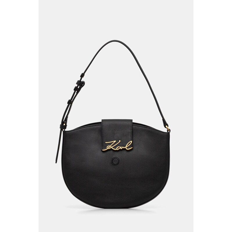 Karl Lagerfeld Kožená kabelka Karl Lagerfeld K/SIGNATURE