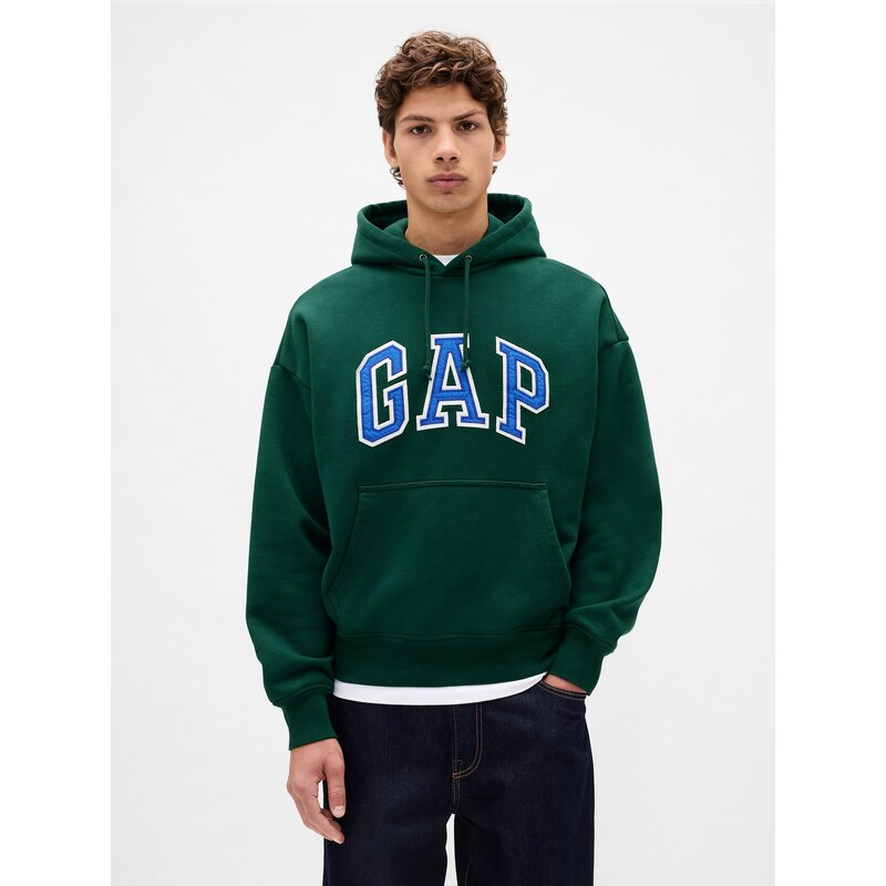 GAP Oversize mMikina s logem Extra Heavyweight Unisex - Pánské