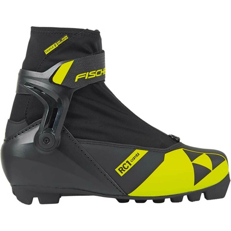 Boty na běžky NNN Fischer RC1 Jr Combi Velikost: EU 42 black/yellow 109828590