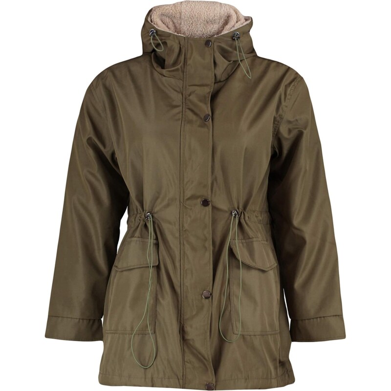 Trendyol Curve Zimní parka khaki