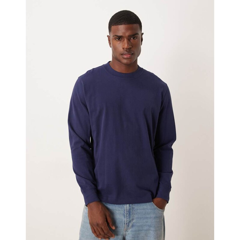 Abercrombie & Fitch premium heavyweight long sleeve t-shirt in