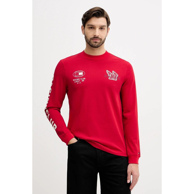 Tommy Hilfiger Bavlněné tričko s dlouhým rukávem Tommy Hilfiger