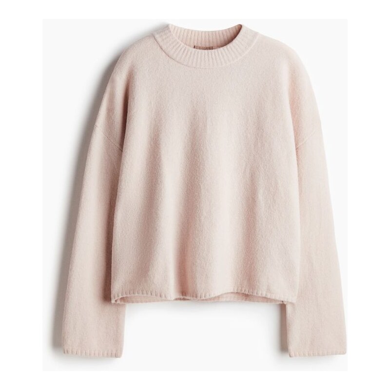 H&M - Jumper - Pudrově Růžová
