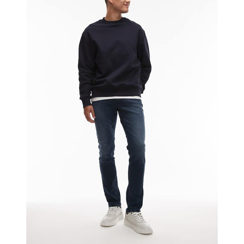 Tommy Jeans Scanton slim jeans in dark wash-Navy