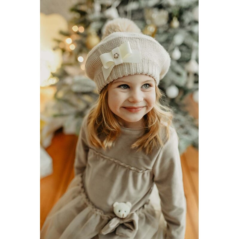 Jamiks Dětská čepice s příměsí vlny Jamiks KATHRINE II