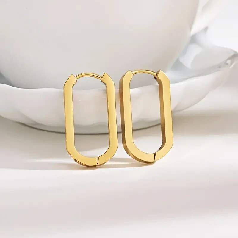 Achadirect Minimalistické geometrické náušnice z nerezové oceli 109838387
