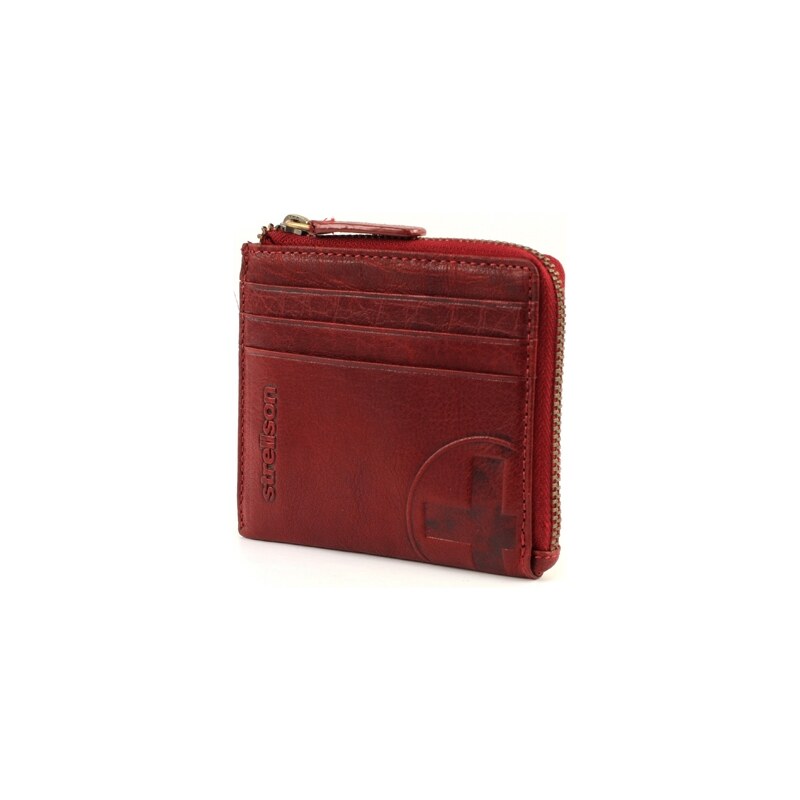 Kožená peněženka Strellson Edwyn H6 4010001474 červená