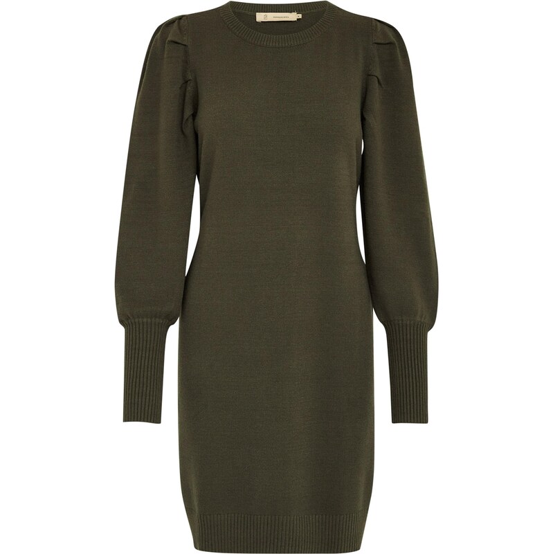 Peppercorn Úpletové šaty Robe Anissa olivová 109841789