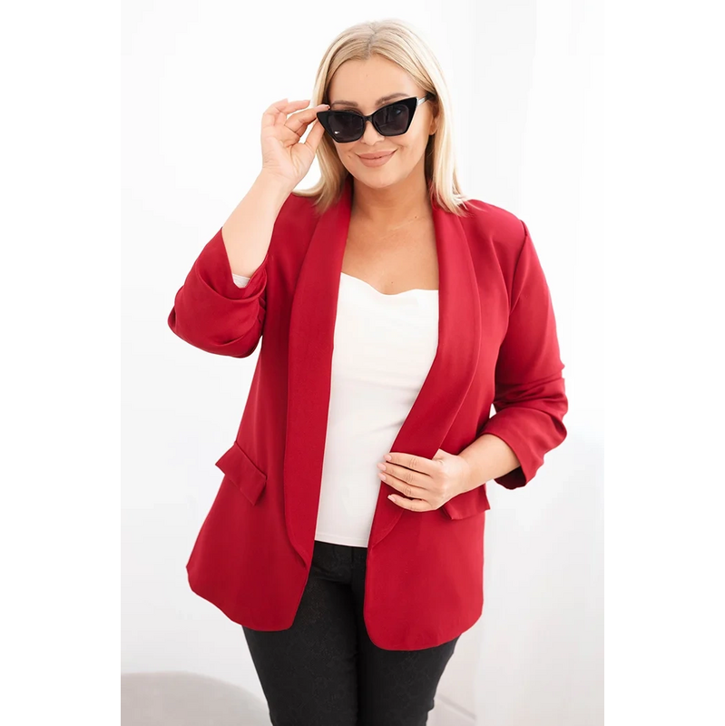 Kesi Dámské sako Plus Size 8895 109842186
