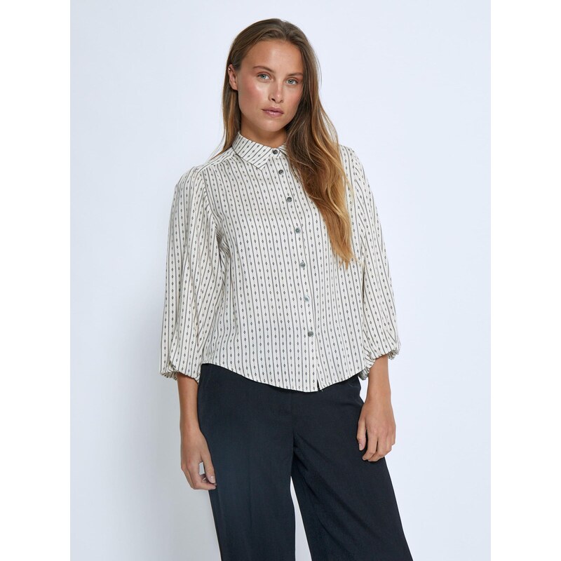 Peppercorn Halenka Gabriella krémová / černá / bílý melír 109842699