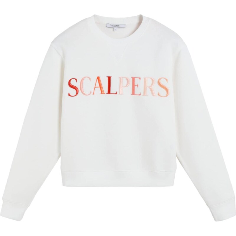 Scalpers Mikina oranžová / růžová / červená / bílá 109845528
