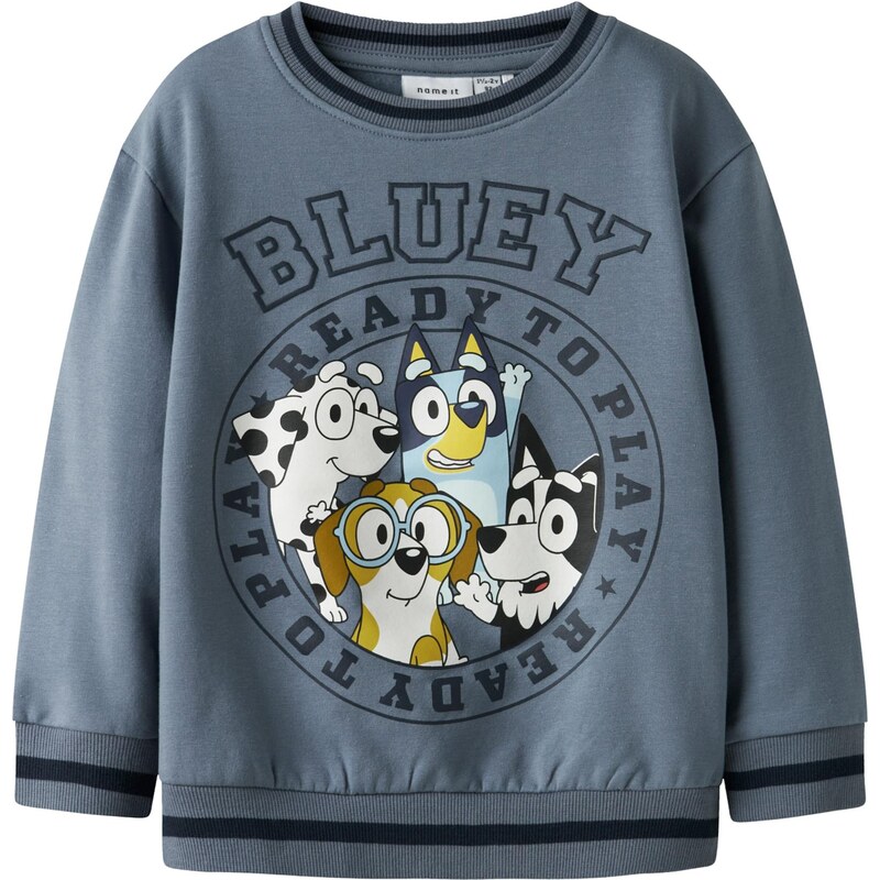 NAME IT Mikina NMMNIMBU BLUEY námořnická modř / chladná modrá /