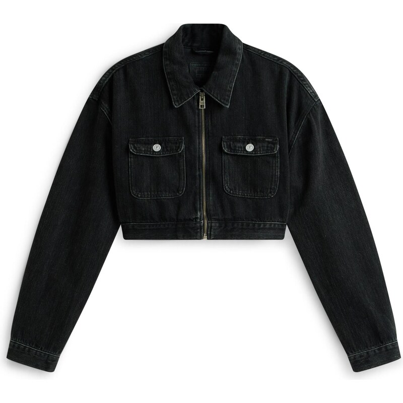 Tommy Jeans Přechodná bunda STATION černá džínovina 109847730