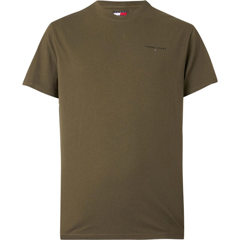 Tommy Jeans Tričko olivová