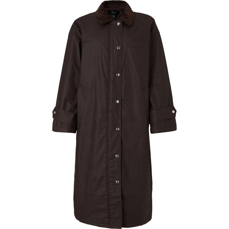 VERO MODA Přechodný kabát VMZODIAC čokoládová / černá 109847922