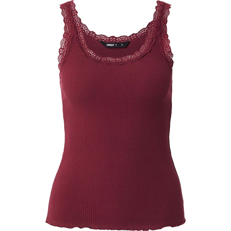 ONLY Top ONLSara vínově červená 109848018