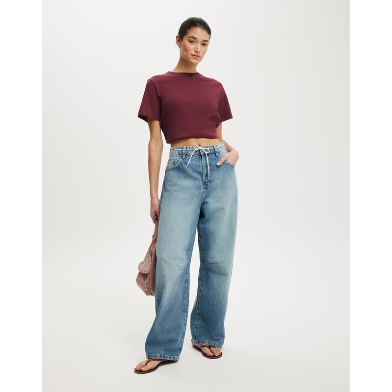 Cotton On Barrel jean in blue - MBLUE 110508910