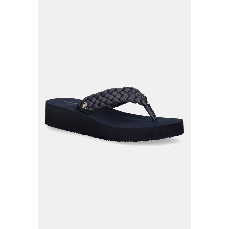 Žabky Tommy Hilfiger TH WEDGE CORNROW BEACH SANDAL 109855693