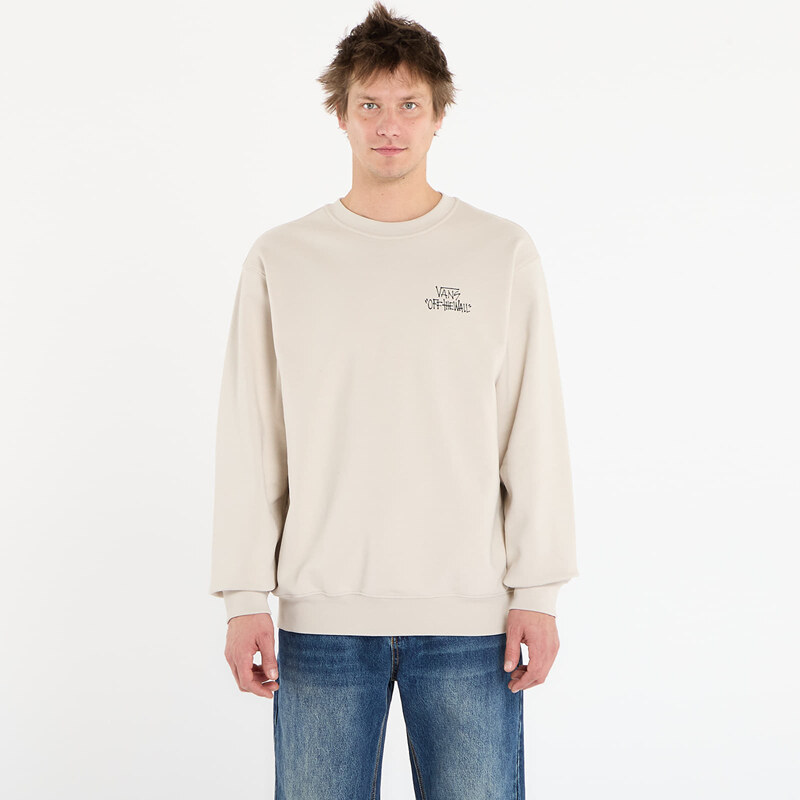 Mikina Vans Stomper Loose Fit Crew Taupe Mist L