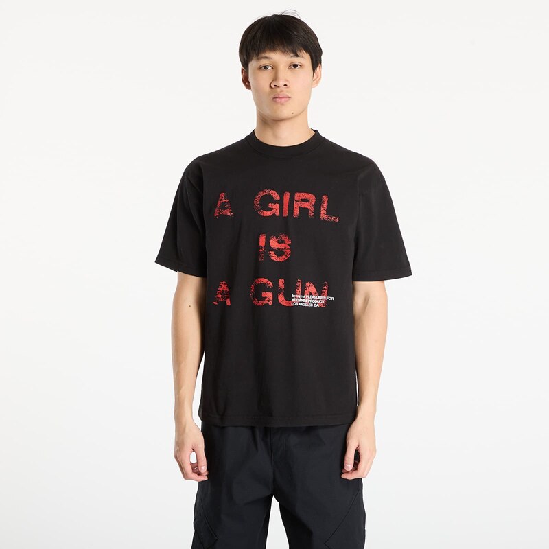 Tričko PLEASURES x FOOTSHOP EXCLUSIVE - G.I.A.G. T-Shirt Black