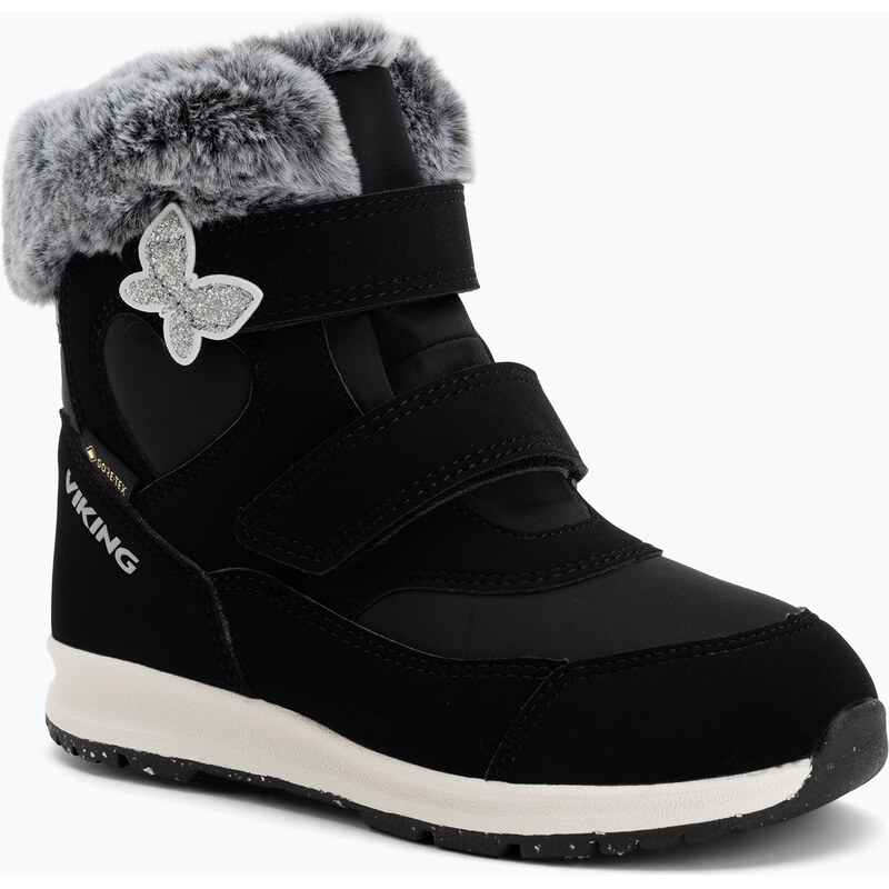 Dětské sněhule Viking Footwear Belle Butterfly Warm GTX 2V black