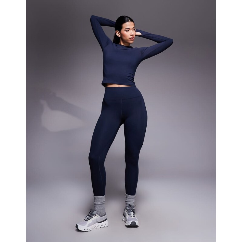 4505 Icon soft touch high waist yoga legging in midnight navy 110049790