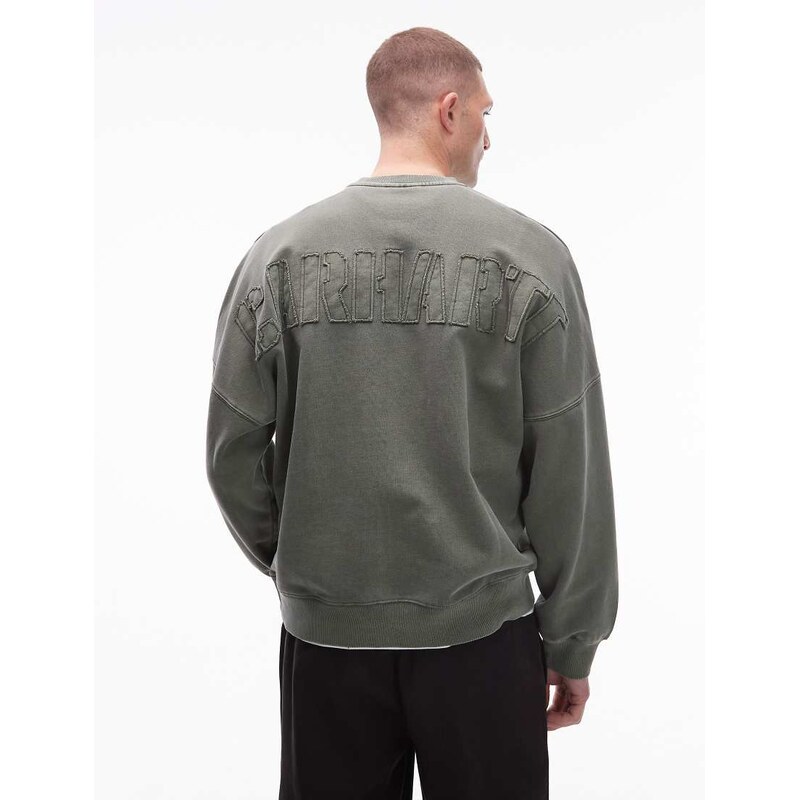 Carhartt WIP RGGD oversized sweatshirt in khaki green