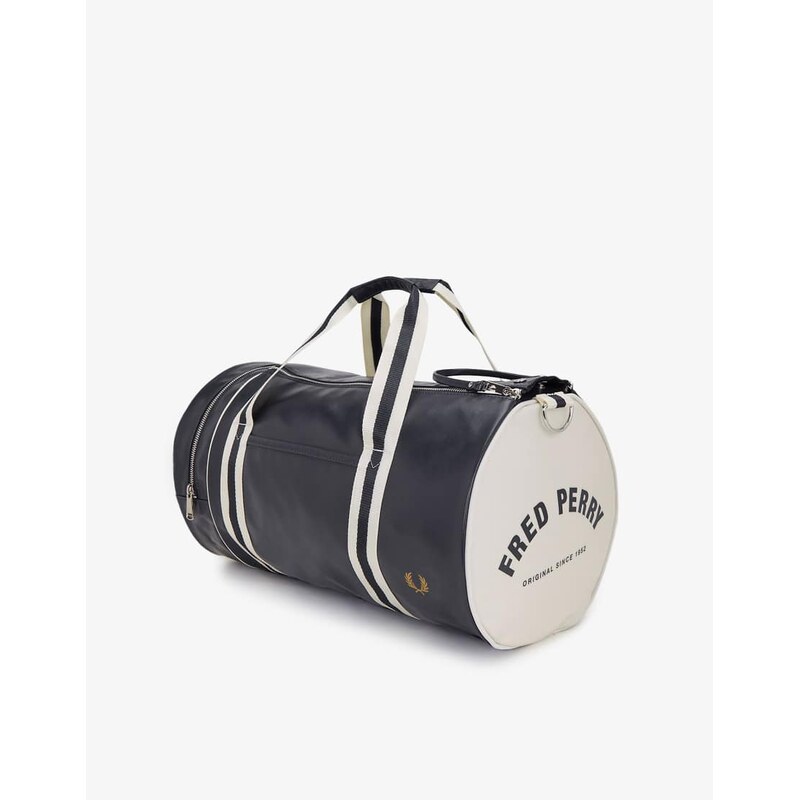 Fred Perry classic barrel bag in navy