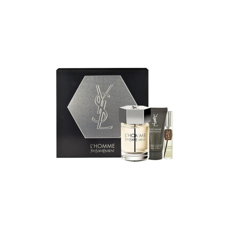 Yves Saint Laurent L Homme EDT dárková sada M - Edt 100ml + 10ml edt + 50ml sprchový gel