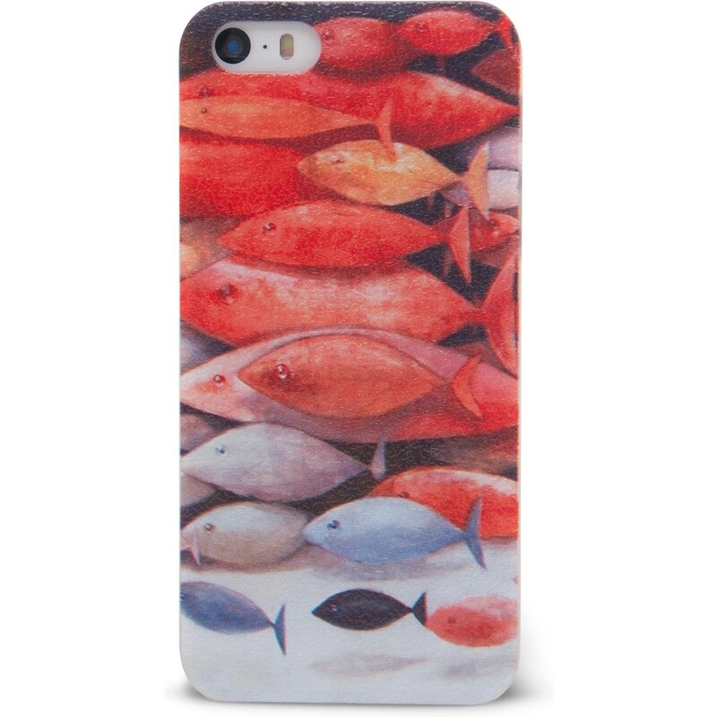 Epico Fish Obal na iPhone 5/5S Červená Vícebarevná