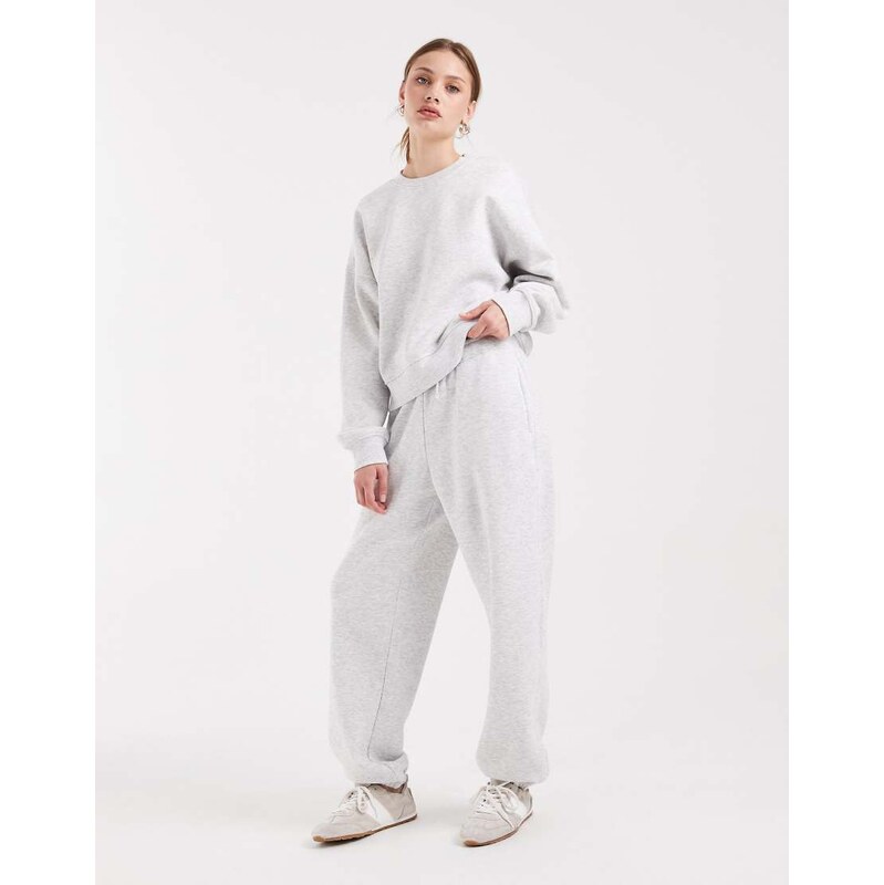 ONLY cuffed leg joggers co-ord in light grey