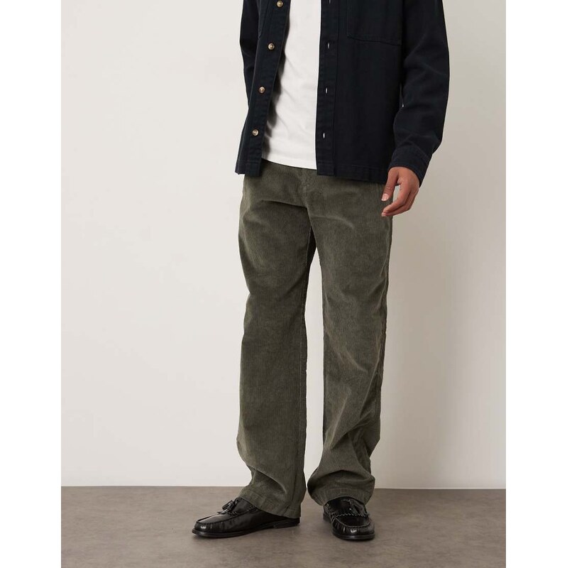 Calvin Klein Jeans 90s straight cord trousers in brown