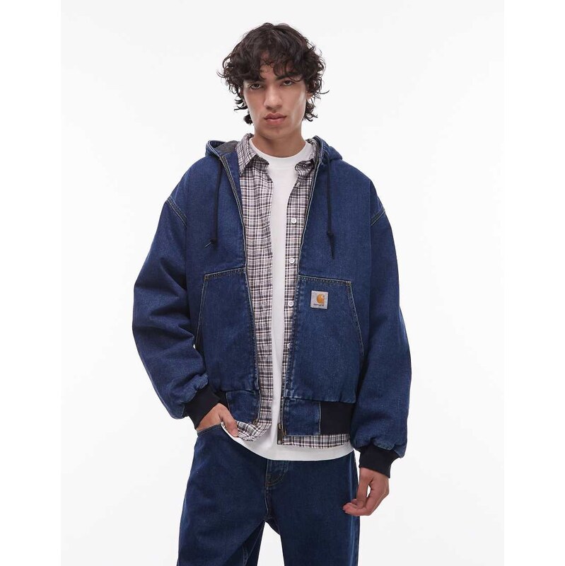 Carhartt WIP OG active jacket in blue denim