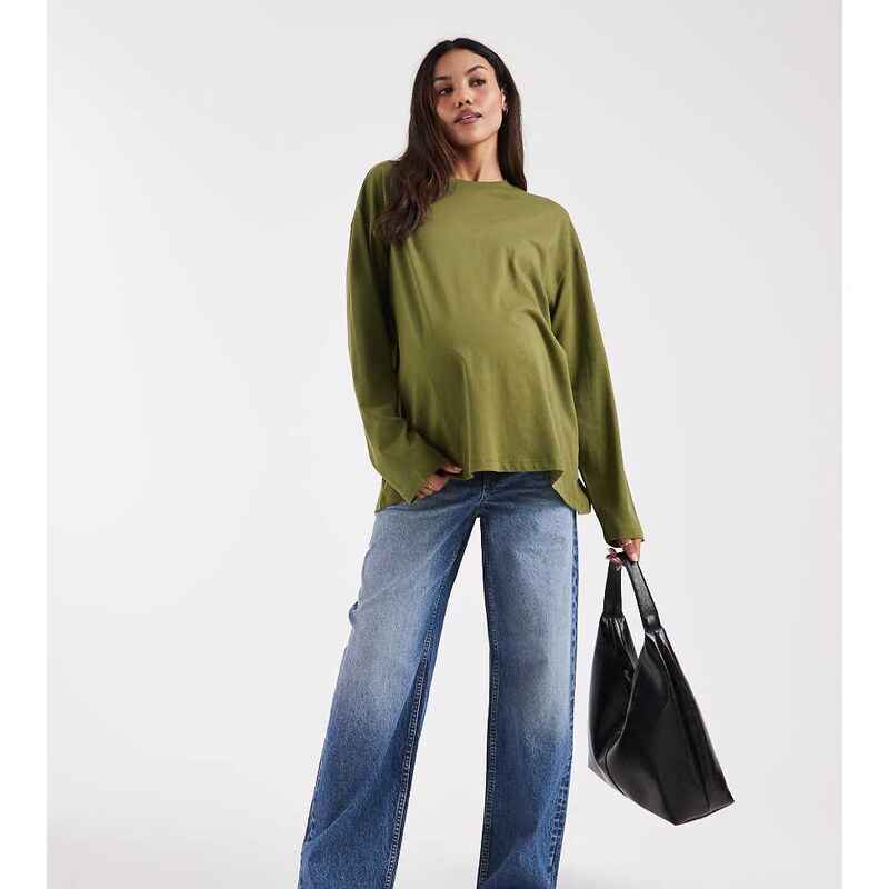 ASOS Maternity ASOS DESIGN Maternity long sleeve t-shirt in