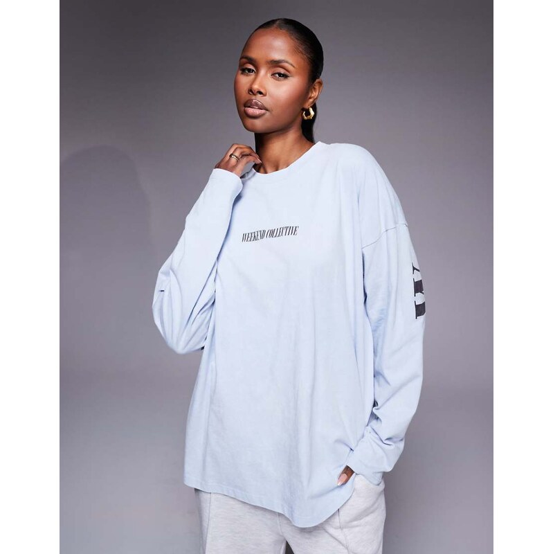 ASOS Weekend Collective Weekend Collective Icon long sleeve t-shirt 114706837