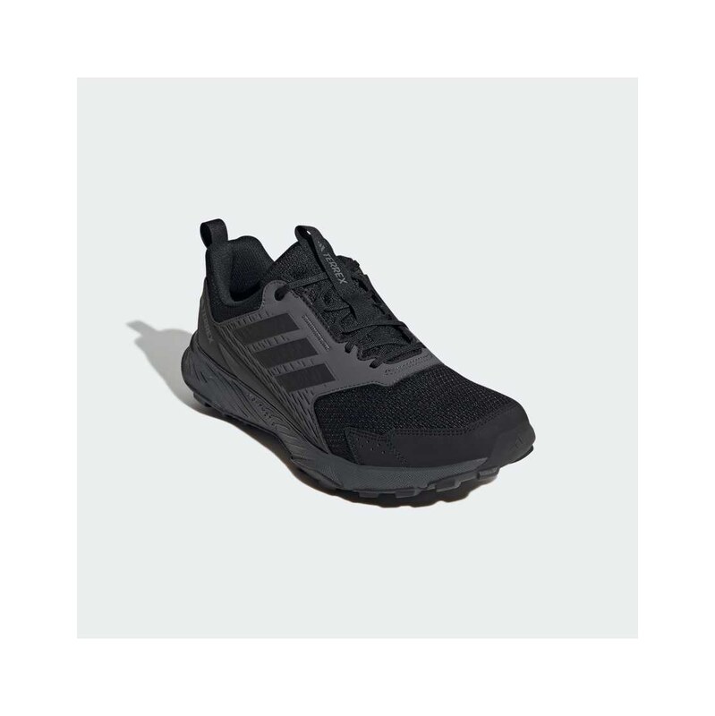 adidas performance Tracefinder trail running shoes in core black
