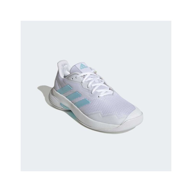 adidas performance Courtjam control tennis shoes in cloud white
