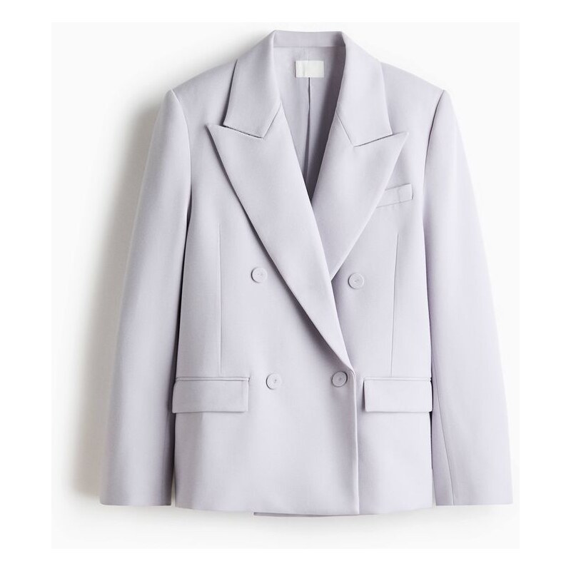 H&M - Dvouřadové sako - šedá 110053220