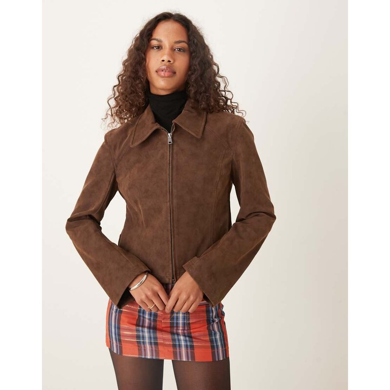Free People river vegan jacket in brown