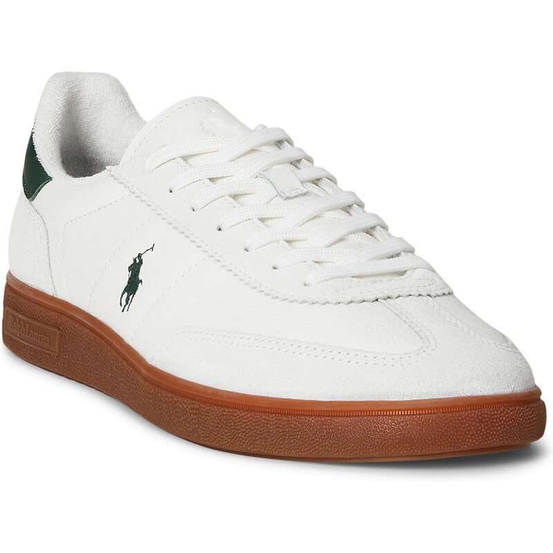 Polo Ralph Lauren Tenisky BEDFORD tmavě zelená / offwhite